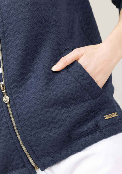VESTE ML INDIGO VINELLY
