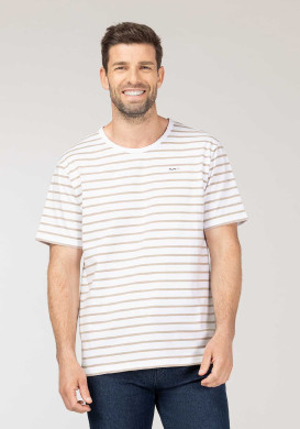 MARINIERE MC FOND BLANC OPT RAYE SABLE ECOHOK
