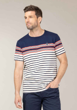 MARINIERE MC FOND GREGE RAYE MULTICOLORE TALBO