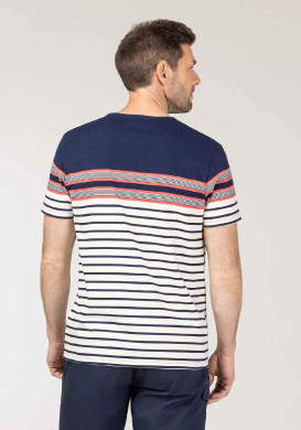 MARINIERE MC FOND GREGE RAYE MULTICOLORE TALBO