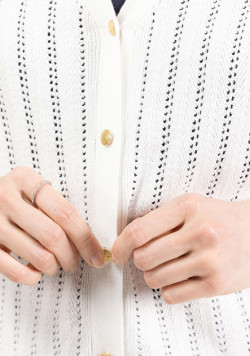 CARDIGAN TRICOT NATUREL GEMA