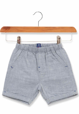 ENS SHORT + HAUT FOND BLANC RAYE BLEU EGOZINO