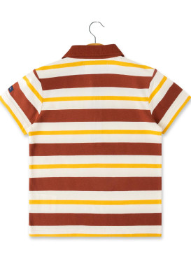 POLO MC FOND GREGE RAYE MULTICOLORE ODELINO POLO MC FOND GREGE RAYE MULTICOLORE ODELINO