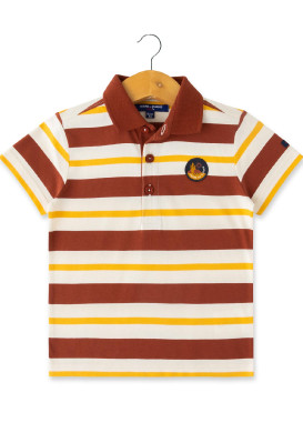 POLO MC FOND GREGE RAYE MULTICOLORE ODELINO POLO MC FOND GREGE RAYE MULTICOLORE ODELINO