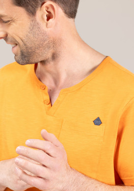 TEE SHIRT MC ORANGE CLAIR AGOR TEE SHIRT MC ORANGE CLAIR AGOR