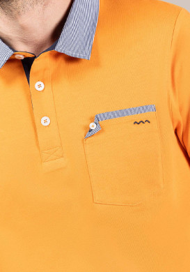 POLO MC ORANGE CLAIR OSAMA POLO MC ORANGE CLAIR OSAMA