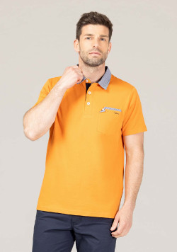 POLO MC ORANGE CLAIR OSAMA