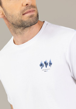 TEE SHIRT MC BLANC OPTIQUE TALHA