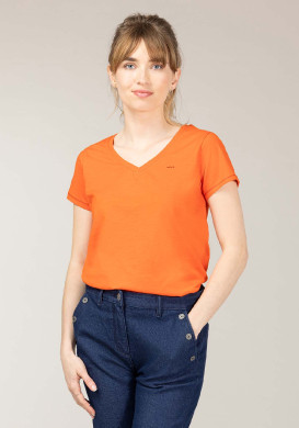 TEE SHIRT MC ORANGE TARINA TEE SHIRT MC ORANGE TARINA