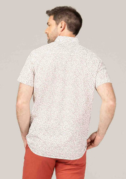 CHEMISE CHEMISIER MC IMPRIME GREGE CARIF