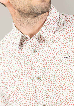 CHEMISE CHEMISIER MC IMPRIME GREGE CARIF