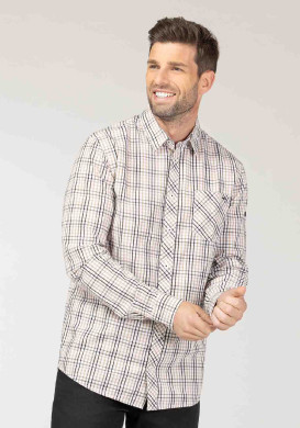 CHEMISE CHEMISIER ML CARREAUX MULTICOLORE CAYANE CHEMISE CHEMISIER ML CARREAUX MULTICOLORE CAYANE