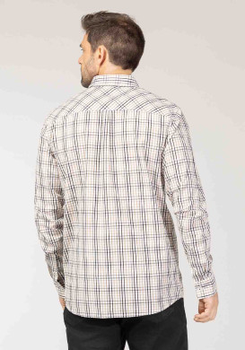 CHEMISE CHEMISIER ML CARREAUX MULTICOLORE CAYANE CHEMISE CHEMISIER ML CARREAUX MULTICOLORE CAYANE