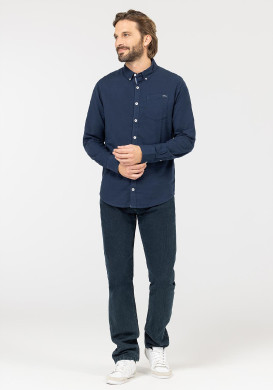 CHEMISE CHEMISIER ML INDIGO CHARLEY Chemise oxford coupe droite Homme