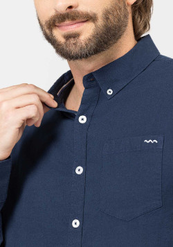 Chemise oxford coupe droite Homme
