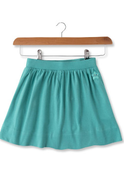 JUPE COURTE IMPRIME VERT LAGON JAEL