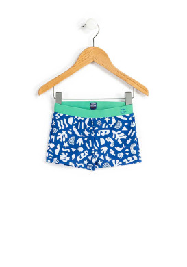 MAILLOT DE BAIN FOND BLANC IMPRIME BLEU BILBO MAILLOT DE BAIN FOND BLANC IMPRIME BLEU BILBO