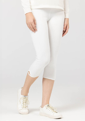 Legging court blanc femme Legging court blanc femme