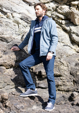 Ciré gris Homme Ciré doublé polaire gris Homme
