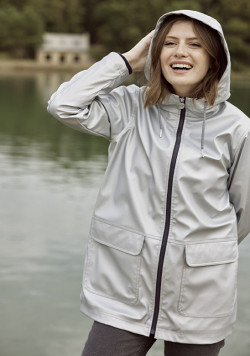 Ciré gris argent Femme