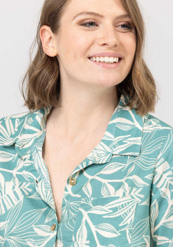 Robe mi-longue Femme imprimé floral