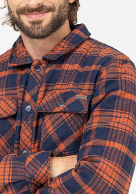 VESTE ML CARREAUX ROUILLE JARROT VESTE ML CARREAUX ROUILLE JARROT