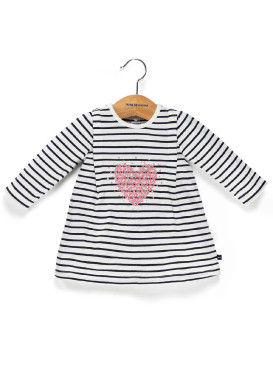 ROBE ML FOND BLANC CASSE RAYE INDIGO ROTALINE ROBE ML FOND BLANC CASSE RAYE INDIGO ROTALINE