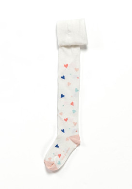 COLLANT BLANC CASSE AMILIA