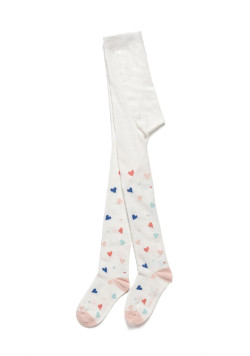 COLLANT BLANC CASSE AMILIA
