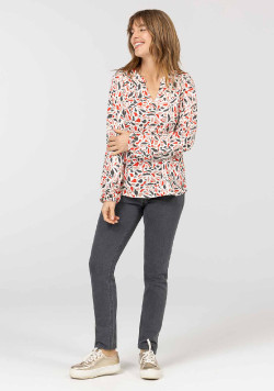 BLOUSE ML IMPRIME CLAPIE