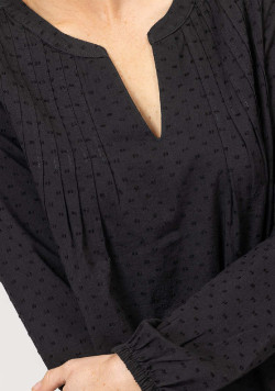 BLOUSE ML NOIR CYCLONY
