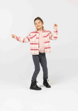 VESTE POLAIRE CARREAUX VIVIE