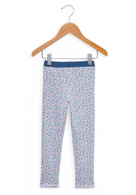 Legging long bleu foncé Fille