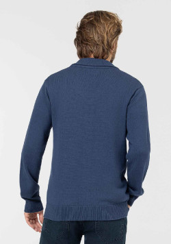 CARDIGAN TRICOT BLEU GENARO