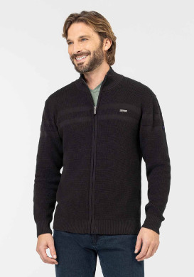 CARDIGAN TRICOT NOIR GIOVANI CARDIGAN TRICOT NOIR GIOVANI