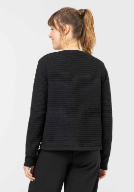 CARDIGAN TRICOT NOIR GRASIL Gilet noir Femme