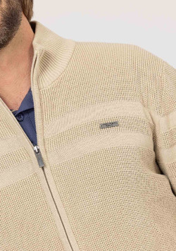 CARDIGAN TRICOT SABLE GIOVANI