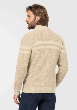 CARDIGAN TRICOT SABLE GIOVANI