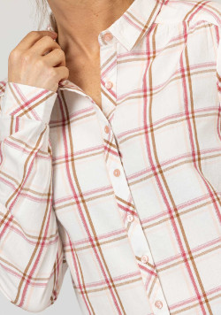 Chemise à carreaux Femme