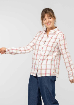 Chemise à carreaux Femme