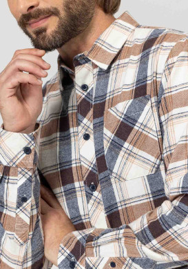 Chemise à carreaux Homme
