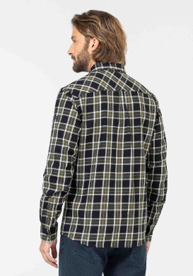 CHEMISE CHEMISIER ML CARREAUX NOIR CHADLI CHEMISE CHEMISIER ML CARREAUX NOIR CHADLI