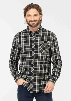 CHEMISE CHEMISIER ML CARREAUX NOIR CHADLI CHEMISE CHEMISIER ML CARREAUX NOIR CHADLI