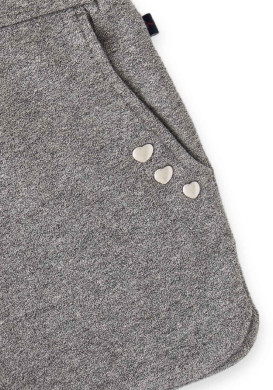 Short argent Fille