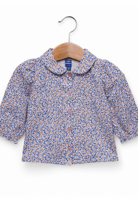 ENS SHORT + HAUT IMPRIME EFLINE Ensemble chemise imprimée + short camel Bébé