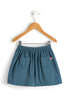 JUPE COURTE BLEU JAVIA