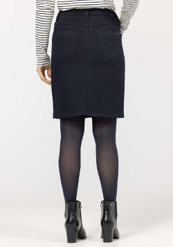 JUPE COURTE JEAN BLEU JANCO