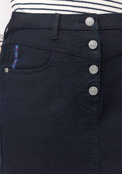 JUPE COURTE JEAN BLEU JANCO