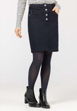 JUPE COURTE JEAN BLEU JANCO
