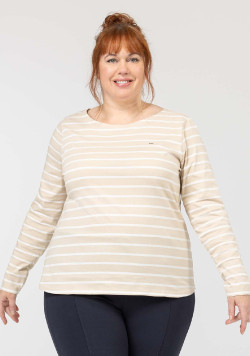 MARINIERE ML FOND BEIGE RAYE NATUREL PACAGE2